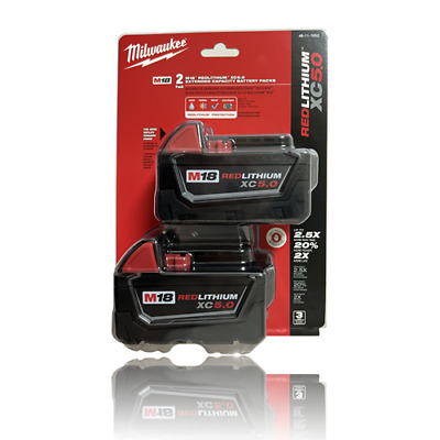 New-Genuine-18V-Milwaukee-48-11-1852-50-AH-Batteries